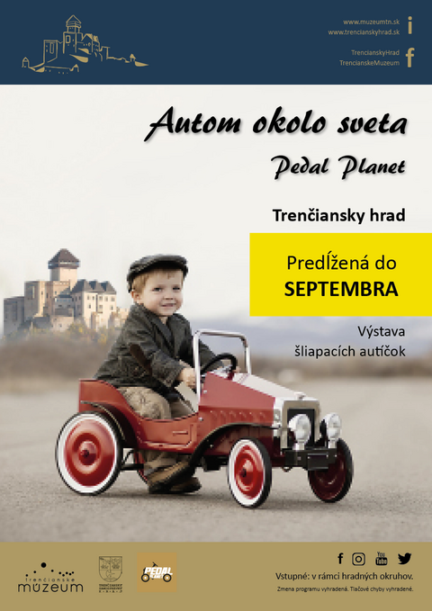 Pedálové autíčka na hrade!